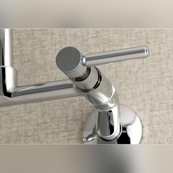 Kingston Brass KS813C Concord Kitchen Faucet, 6-11/16" in Spout Reach, Polished - Picture 11 of 12
